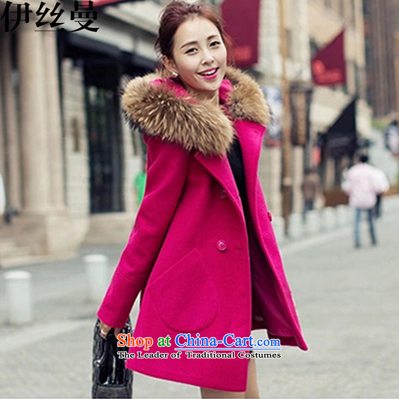 El Wire Cayman 2015 winter new products in Korean long coats NRJ8868 gross? in red , L, Cayman , , , shopping on the Internet