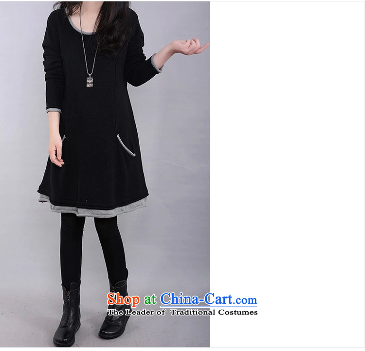 Kim Hong Kong garment products on Winter 2015 new larger women to increase expertise mm plus video and slender, lint-free Thick coated knit sweater female black L pictures, amounted price, brand platters! The elections are supplied in the national character of distribution, so action, buy now enjoy more preferential! As soon as possible.