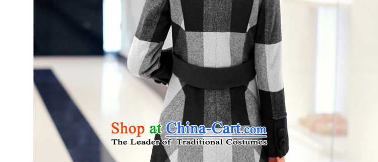 Sin has new winter 2015 stylish look of Sau San video thin warm lapel Korea version long double-plus cotton waffle gross? female plus cotton thickened coats and coffee-colored grid     XL Photo, prices, brand platters! The elections are supplied in the national character of distribution, so action, buy now enjoy more preferential! As soon as possible.