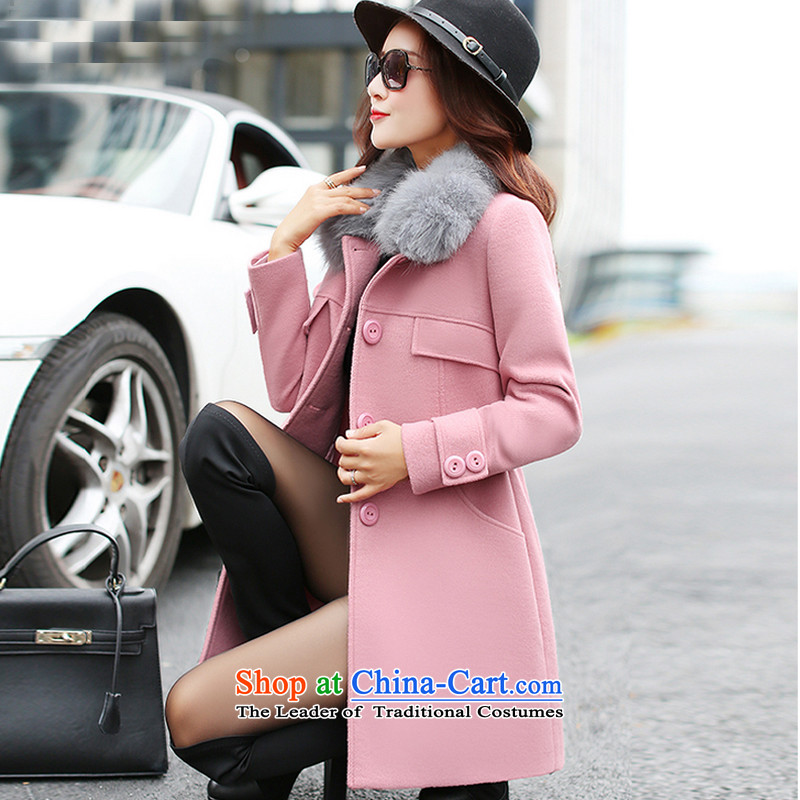 Yi Jin Sau San over the medium to longer term products) jacket coat pink FF5047? M Yi Jin (epcen NO.) , , , shopping on the Internet