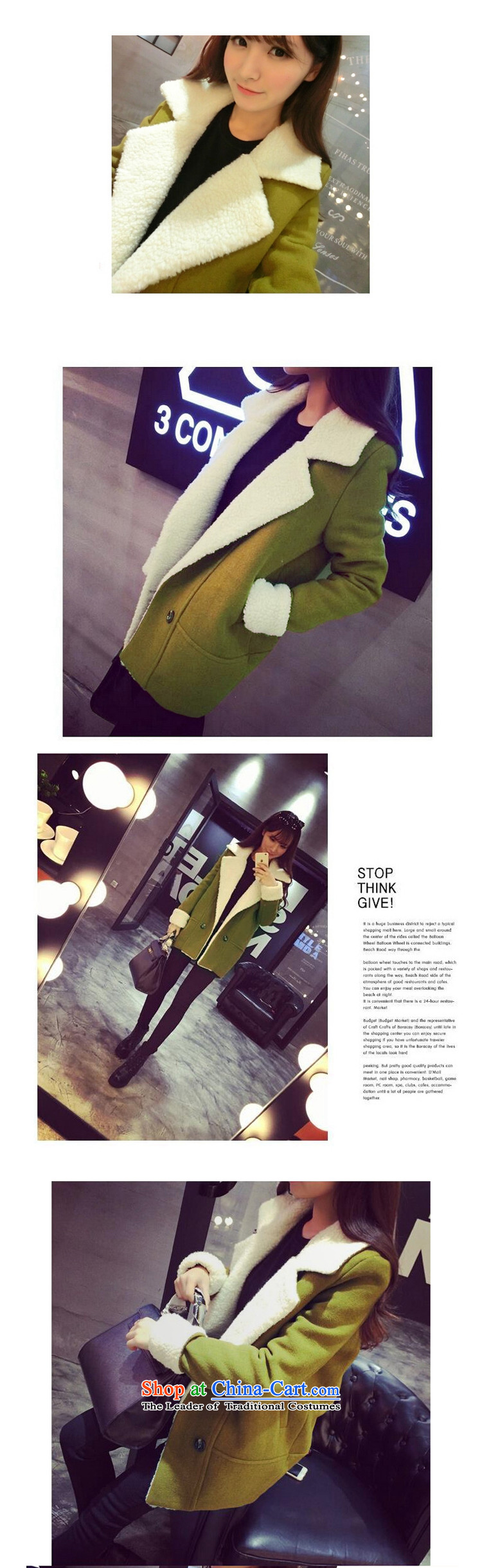 The emotions to 2015 XL dress jacket cashmere overcoat so gross thick mm autumn and winter woolen a wool coat Fluorescent Green XXXL picture, prices, brand platters! The elections are supplied in the national character of distribution, so action, buy now enjoy more preferential! As soon as possible.