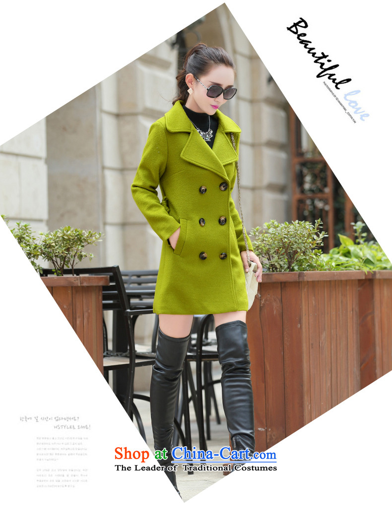 Mrs James Hacker 2015 winter clothing new women's gross? Long butted Sau San won a long-sleeved Pullover gross? coats female Qiu Xiang Green M picture, prices, brand platters! The elections are supplied in the national character of distribution, so action, buy now enjoy more preferential! As soon as possible.