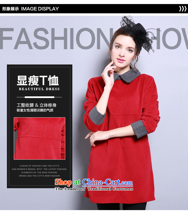 Luo Shani Flower Code women's long-sleeved T-shirt thick mm fall to replace xl thick, Hin thin, doll for video thin red 4XL- pre-sale within 3 days of the Shipment Picture, prices, brand platters! The elections are supplied in the national character of distribution, so action, buy now enjoy more preferential! As soon as possible.
