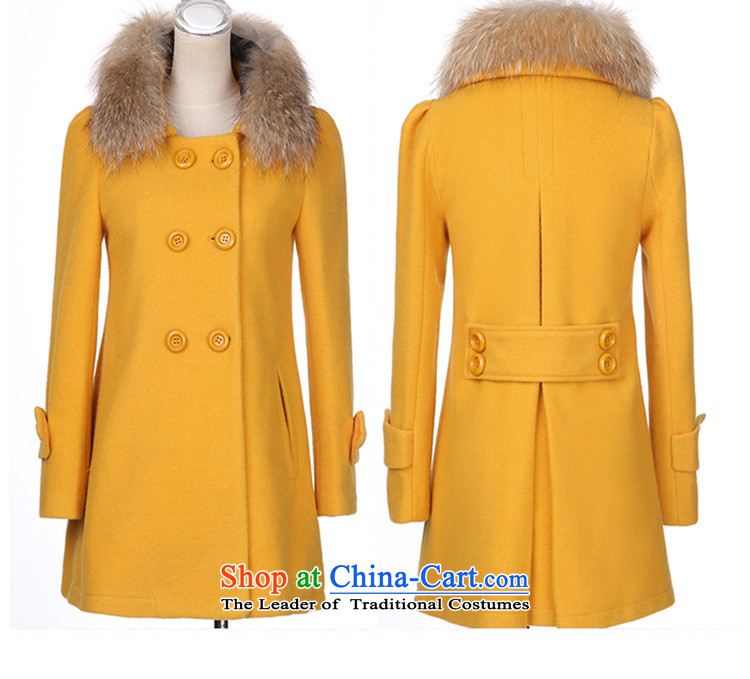 The land of  autumn and winter 2015 Women's new Korean version of a Korean version of gross? jacket coat Women? 