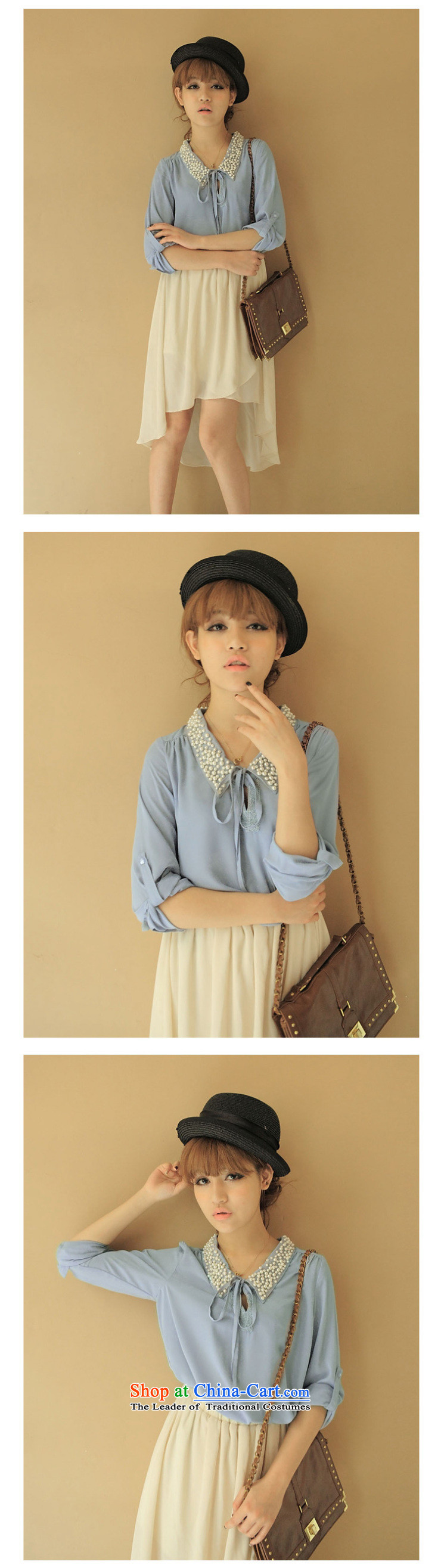 Large European and American women feelnet replace larger chiffon shirt thick mm minimalist lace nails Mun-zhuhai code chiffon shirt 538 Blue 2XL-44 code picture, prices, brand platters! The elections are supplied in the national character of distribution, so action, buy now enjoy more preferential! As soon as possible.