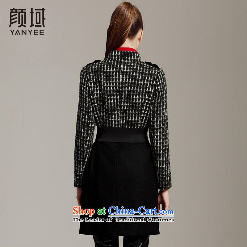 Mr Ngan Domain 2012 YANYEE autumn and winter new warm jacket thickness is in bold ) plaid coats 04W2061 female black S, Mr NGAN domain (YANYEE) , , , shopping on the Internet