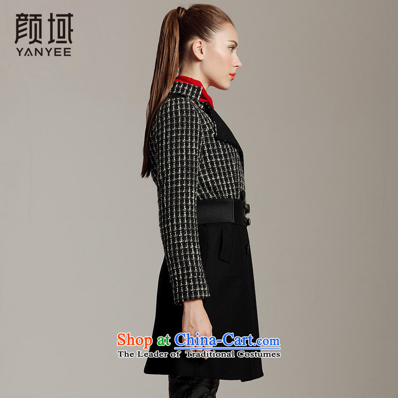 Mr Ngan Domain 2012 YANYEE autumn and winter new warm jacket thickness is in bold ) plaid coats 04W2061 female black S, Mr NGAN domain (YANYEE) , , , shopping on the Internet