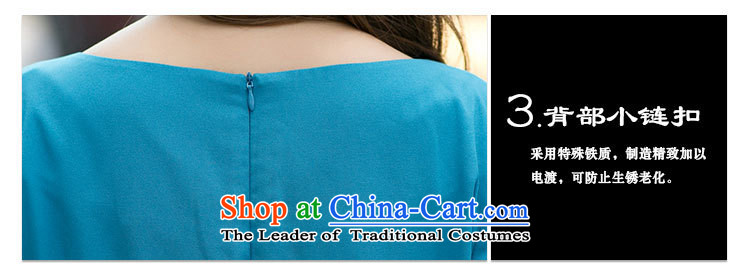 The lymalon lehmann thick, Hin thin spring and autumn 2015 new product version of large Korean women's code in stylish Sau San cuff round-neck collar chiffon Netherlands 3018 Blue XL Photo, prices, brand platters! The elections are supplied in the national character of distribution, so action, buy now enjoy more preferential! As soon as possible.