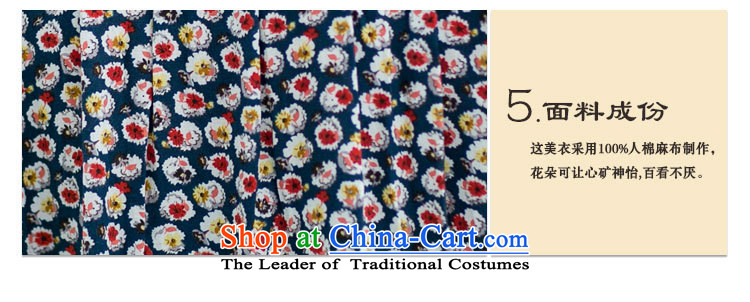 The lymalon lehmann thick, Hin thin 2015 autumn large new women's fashion in the V-neck in the Sau San cuff chiffon dresses XXXL 3019 Blue Photo, prices, brand platters! The elections are supplied in the national character of distribution, so action, buy now enjoy more preferential! As soon as possible.