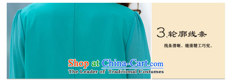 The lymalon lehmann thick, Hin thin spring and autumn 2015 new product version of large Korean women's code Sleek and versatile in Sau San cuff chiffon shirt Q3023 green M picture, prices, brand platters! The elections are supplied in the national character of distribution, so action, buy now enjoy more preferential! As soon as possible.