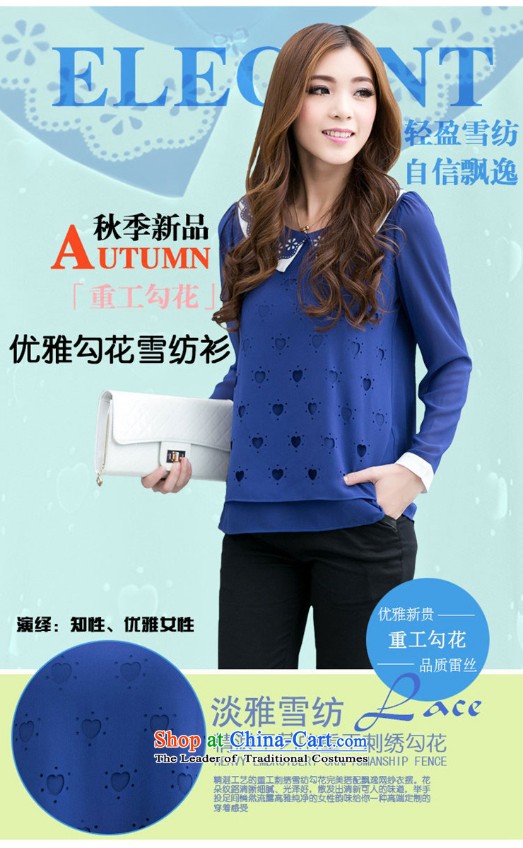The lymalon lehmann autumn 2015 new product expertise, Hin thin large female body decorated chiffon MS6035 long-sleeved shirt XXXL aubergine picture, prices, brand platters! The elections are supplied in the national character of distribution, so action, buy now enjoy more preferential! As soon as possible.