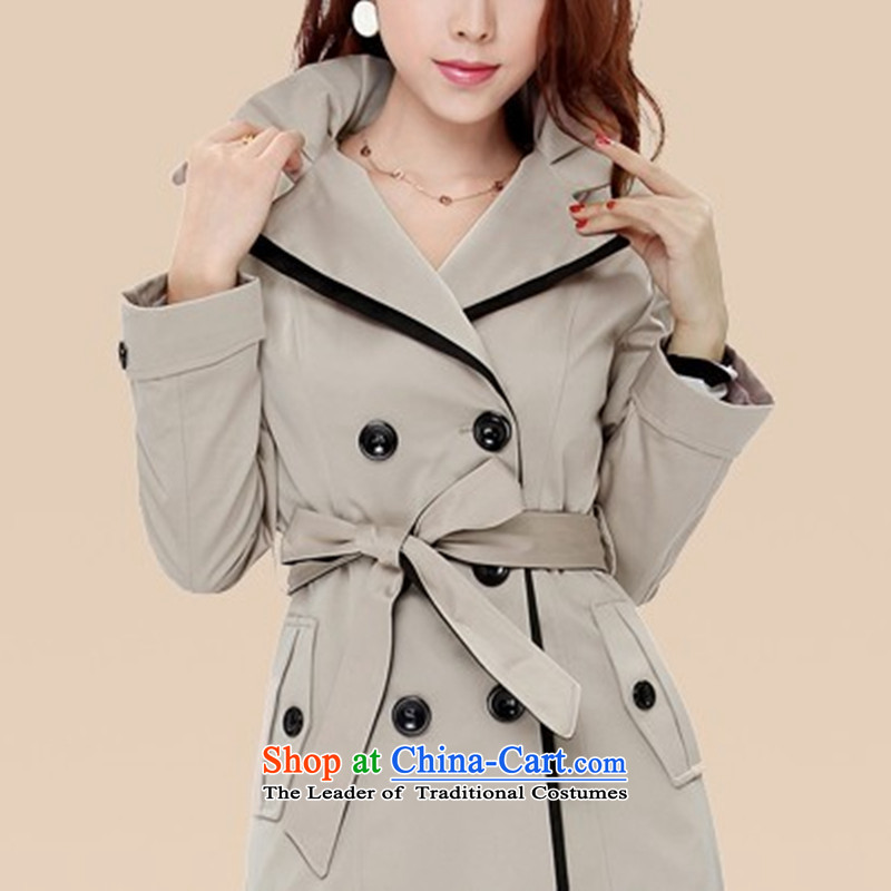 Meng Xiang Women 2015 Autumn new Korean Ladies, double-windbreaker coats jacket 8905 card it Sau San XXL, Meng Xiang , , , shopping on the Internet