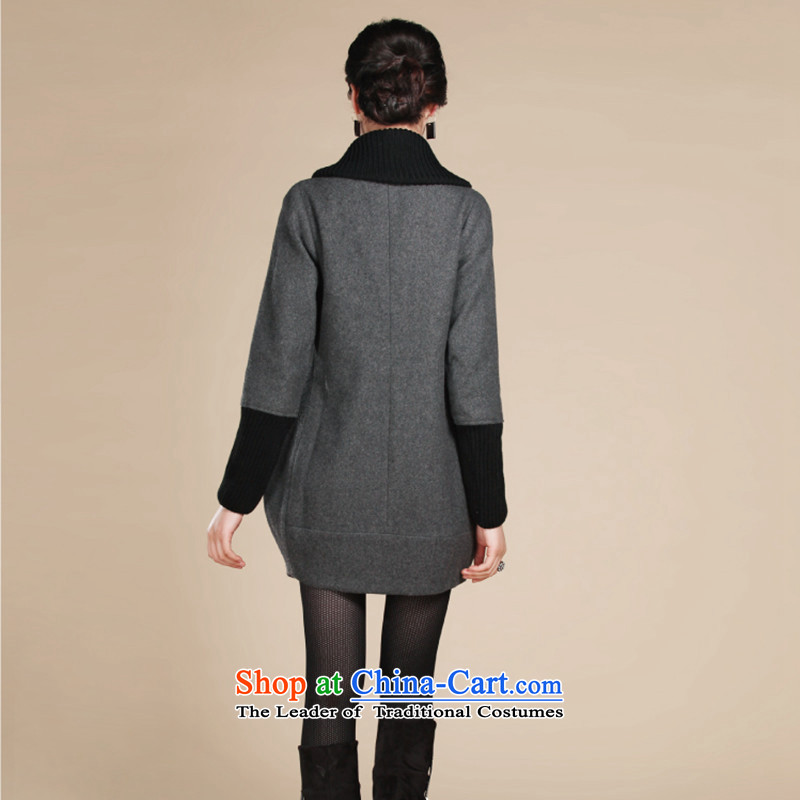 Meng Xiang ymx2015 autumn and winter load new women's lady? coats jacket Korea president version windbreaker? The female landed at coordinates 8907  , L, Meng Xiang Gray , , , shopping on the Internet