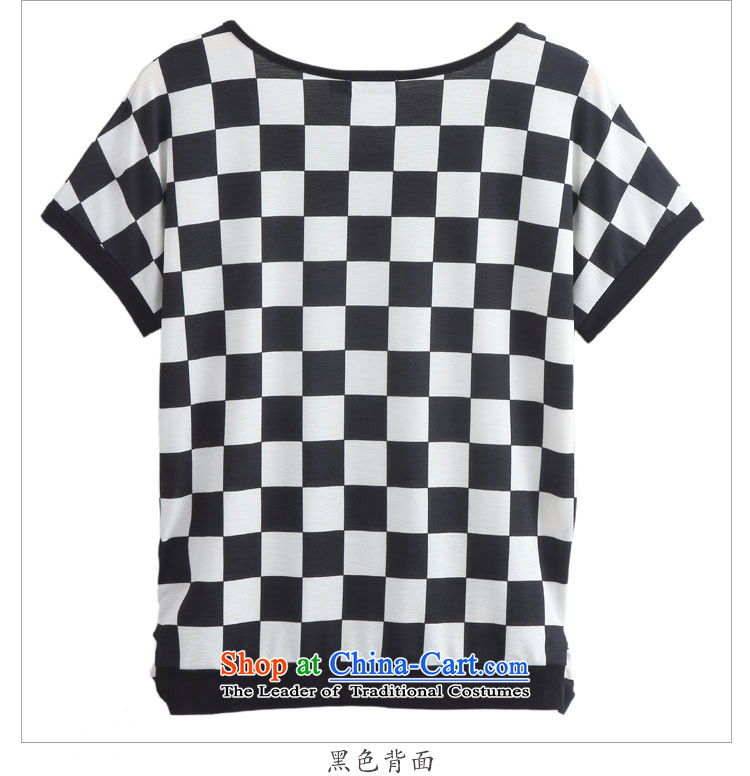 The former Yugoslavia Migdal Code women 2015 new fat mm summer English larger female short-sleeved T-shirt, black-and-white picture XXXXL 13187-1, prices, brand platters! The elections are supplied in the national character of distribution, so action, buy now enjoy more preferential! As soon as possible.