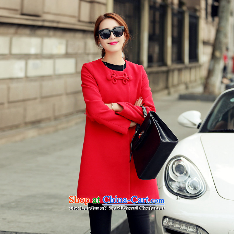 2015 WINTER again for developing new gross jacket female Korean version of this stylish mahogany and loose larger gross? In coats of 1663 ), the burden of red XXL(125-145 swordmakers again , , , shopping on the Internet