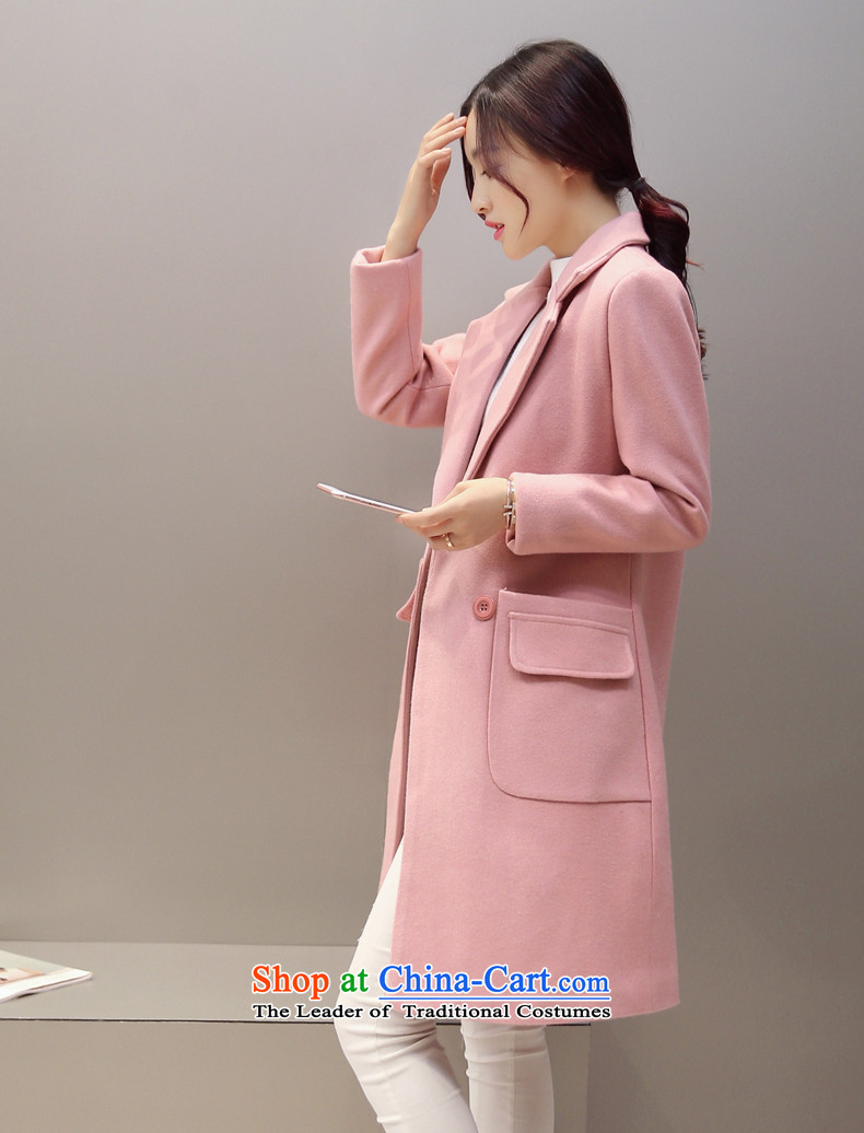 The chaplain again boutique cotton wool coat women so thick long 2015 Ms. winter clothing women jacket? gross in long thin Korean version of the video 
