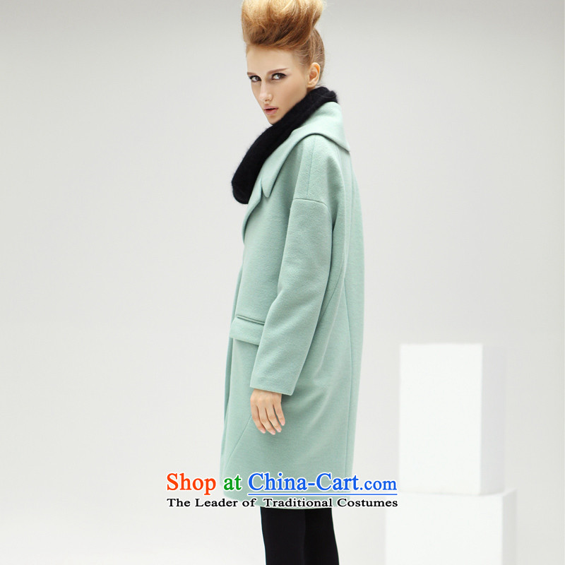 The new winter 2015 COCOBELLA BALANGJIE-coats cocoon type long women's gross CT74 jacket water? M,COCOBELLA,,, green shopping on the Internet