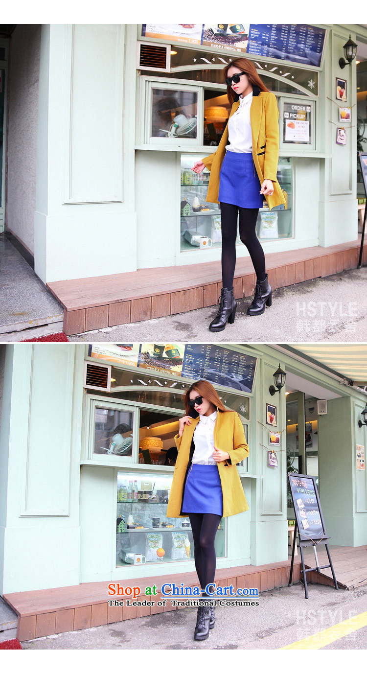 Korea has the Korean version of the Dag Hammarskjöld yi 2015 winter clothing new women's solid color stitching gross? jacket JW3022 SAU SAN2. Yellow L pictures among, prices, brand platters! The elections are supplied in the national character of distribution, so action, buy now enjoy more preferential! As soon as possible.