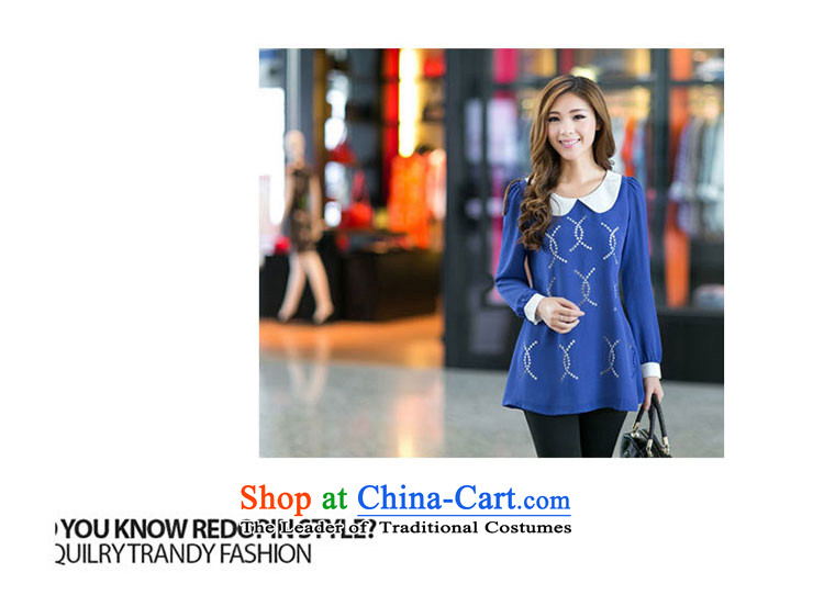 The lymalon lehmann autumn 2015 new product version won, Hin thick thin large female wild long-sleeved sweater chiffon 80 21 Blue M picture, prices, brand platters! The elections are supplied in the national character of distribution, so action, buy now enjoy more preferential! As soon as possible.