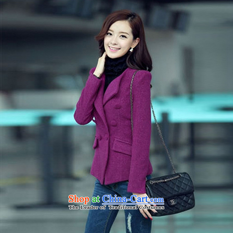 Light Dance 2014 autumn breeze and catching up with the new for women new Korean citizenry gross? Shorter Sau San overcoat 901 M, royal blue light (qingwupiaoxu wadding dance drift) , , , shopping on the Internet