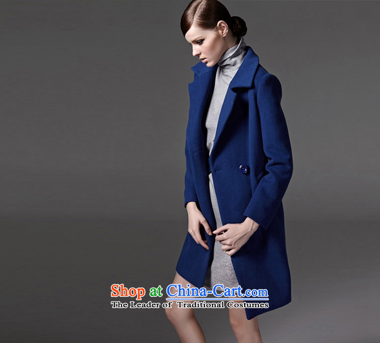 Mr NGAN domain autumn and winter)? a wool coat handsome long wool overcoats 04W3343?  L/40 Blue Photo, prices, brand platters! The elections are supplied in the national character of distribution, so action, buy now enjoy more preferential! As soon as possible.