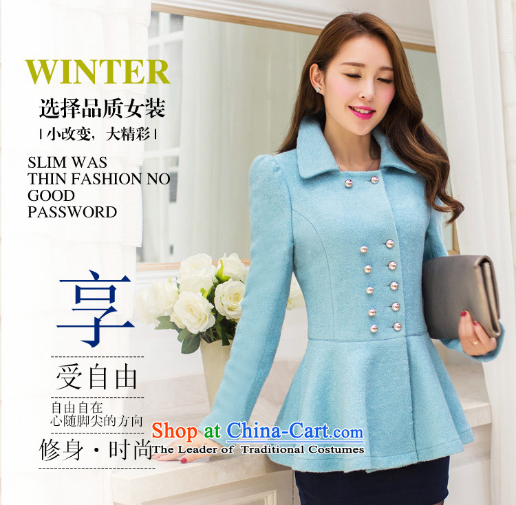 The world of Kam Yuet autumn and winter new women Napoleon, double-skirt swing gross a wool coat jackets for winter clothes in reverse collar long jacket a jacket Sau San Green M picture, prices, brand platters! The elections are supplied in the national character of distribution, so action, buy now enjoy more preferential! As soon as possible.