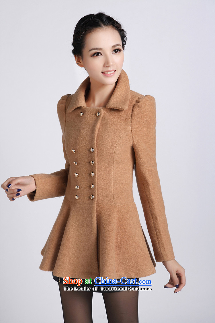 The world of Kam Yuet autumn and winter new women Napoleon, double-skirt swing gross a wool coat jackets for winter clothes in reverse collar long jacket a jacket Sau San Green M picture, prices, brand platters! The elections are supplied in the national character of distribution, so action, buy now enjoy more preferential! As soon as possible.