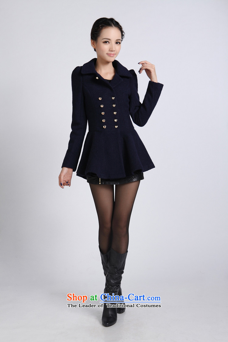 The world of Kam Yuet autumn and winter new women Napoleon, double-skirt swing gross a wool coat jackets for winter clothes in reverse collar long jacket a jacket Sau San Green M picture, prices, brand platters! The elections are supplied in the national character of distribution, so action, buy now enjoy more preferential! As soon as possible.