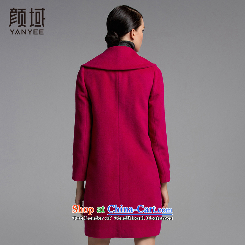 Mr NGAN domain 2015 autumn and winter new temperament long single row detained wool coat jacket 04W3369? orange XL/42, Ngan domain (YANYEE) , , , shopping on the Internet
