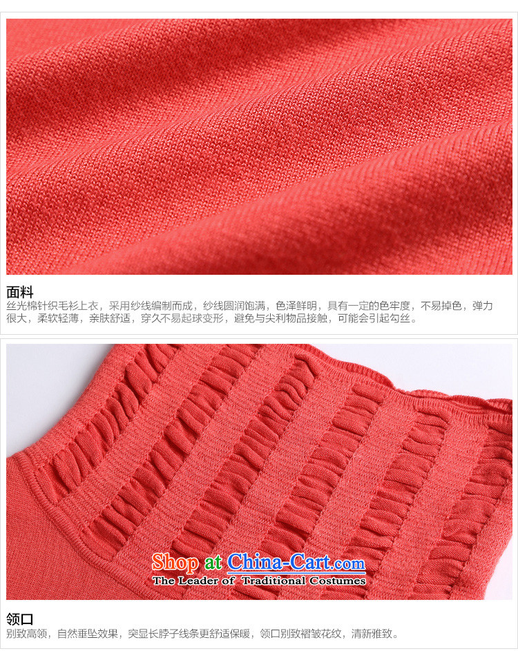 To increase the number msshe women 2015 Autumn) thick mm video coltish neck shirt sweater 5819 forming the first big red 2XL Photo, prices, brand platters! The elections are supplied in the national character of distribution, so action, buy now enjoy more preferential! As soon as possible.
