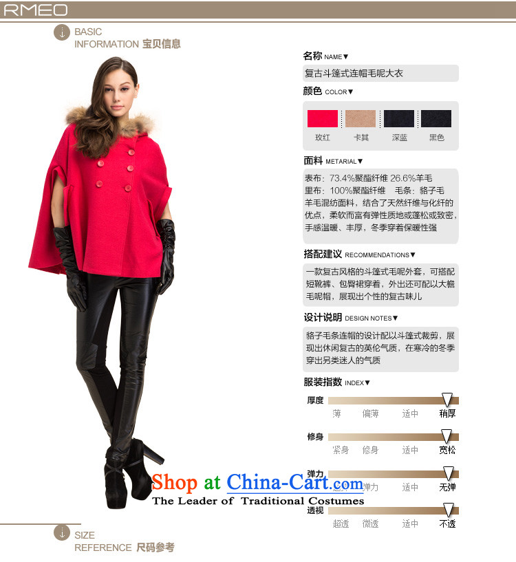 A romantic 2015 winter clothing new commuter double-girl shirt retro cloak cap gross? coats 8241119 khaki S picture, prices, brand platters! The elections are supplied in the national character of distribution, so action, buy now enjoy more preferential! As soon as possible.