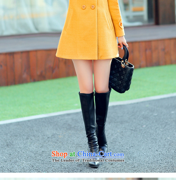 Fresh air in autumn and winter in women's long hair? a wool coat female red jacket XL Photo, prices, brand platters! The elections are supplied in the national character of distribution, so action, buy now enjoy more preferential! As soon as possible.
