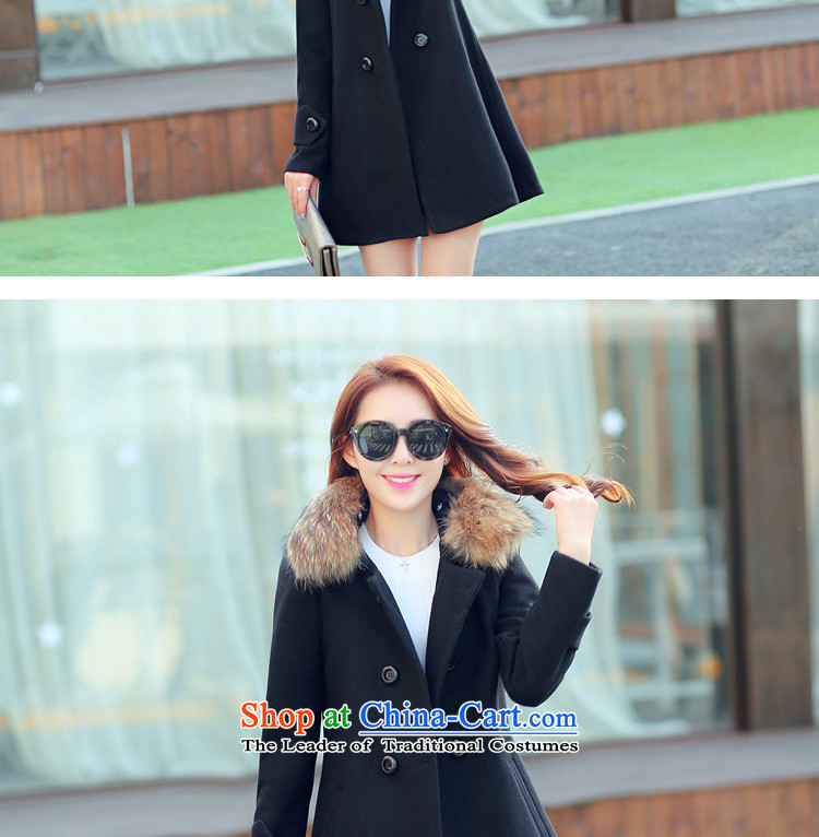 Fresh air in autumn and winter in women's long hair? a wool coat female red jacket XL Photo, prices, brand platters! The elections are supplied in the national character of distribution, so action, buy now enjoy more preferential! As soon as possible.