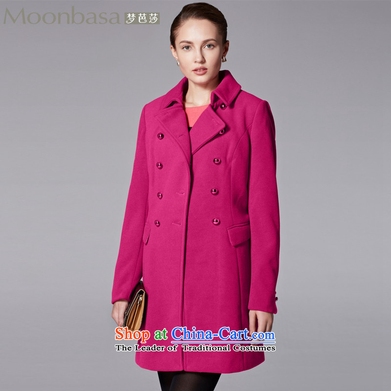 Mona Lisa and elegant career dream female elegant stylish retro double-twill long coat 460913415? The Red?XL