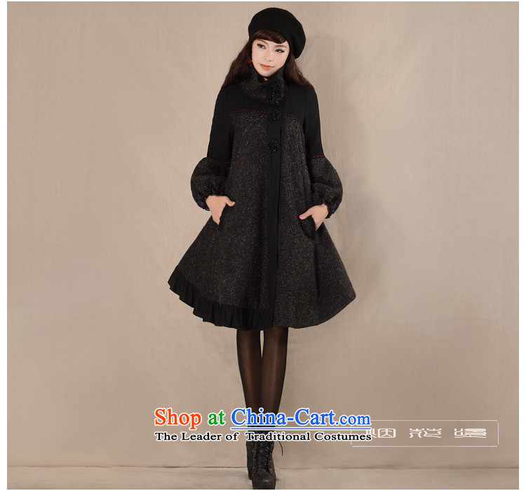 Fireworks Hot Winter 2015 new original temperament female loose larger gross overcoats duckers here? heart black spot S Spot Image, prices, brand platters! The elections are supplied in the national character of distribution, so action, buy now enjoy more preferential! As soon as possible.
