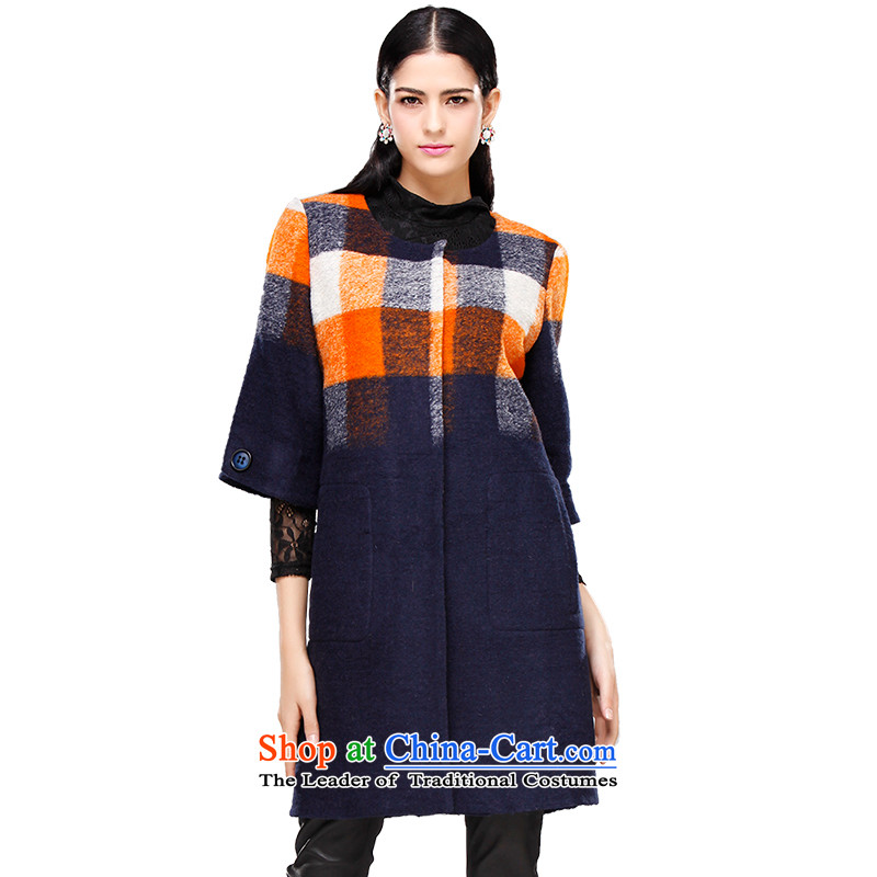 Marguerite Hsichih maxchic 2014 autumn and winter new women's long-sleeved wool sweater,a medium to long term Stylish coat 10452 orange S, Princess (maxchic Hsichih shopping on the Internet has been pressed.)