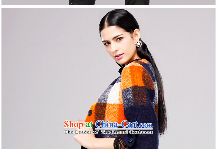 Marguerite Hsichih maxchic 2014 autumn and winter new women's long-sleeved wool sweater,a medium to long term Stylish coat 10452 orange S picture, prices, brand platters! The elections are supplied in the national character of distribution, so action, buy now enjoy more preferential! As soon as possible.