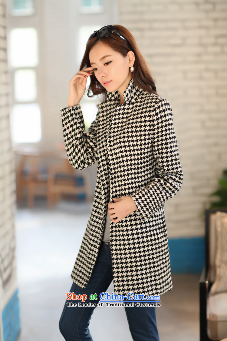 The world of Kam Yuexin of autumn and winter load female body decorated video thin chidori grid Windbreaker/cotton wool coat a checkered jacket is simple and stylish Korean picture colors plus cotton) XL Photo, prices, brand platters! The elections are supplied in the national character of distribution, so action, buy now enjoy more preferential! As soon as possible.