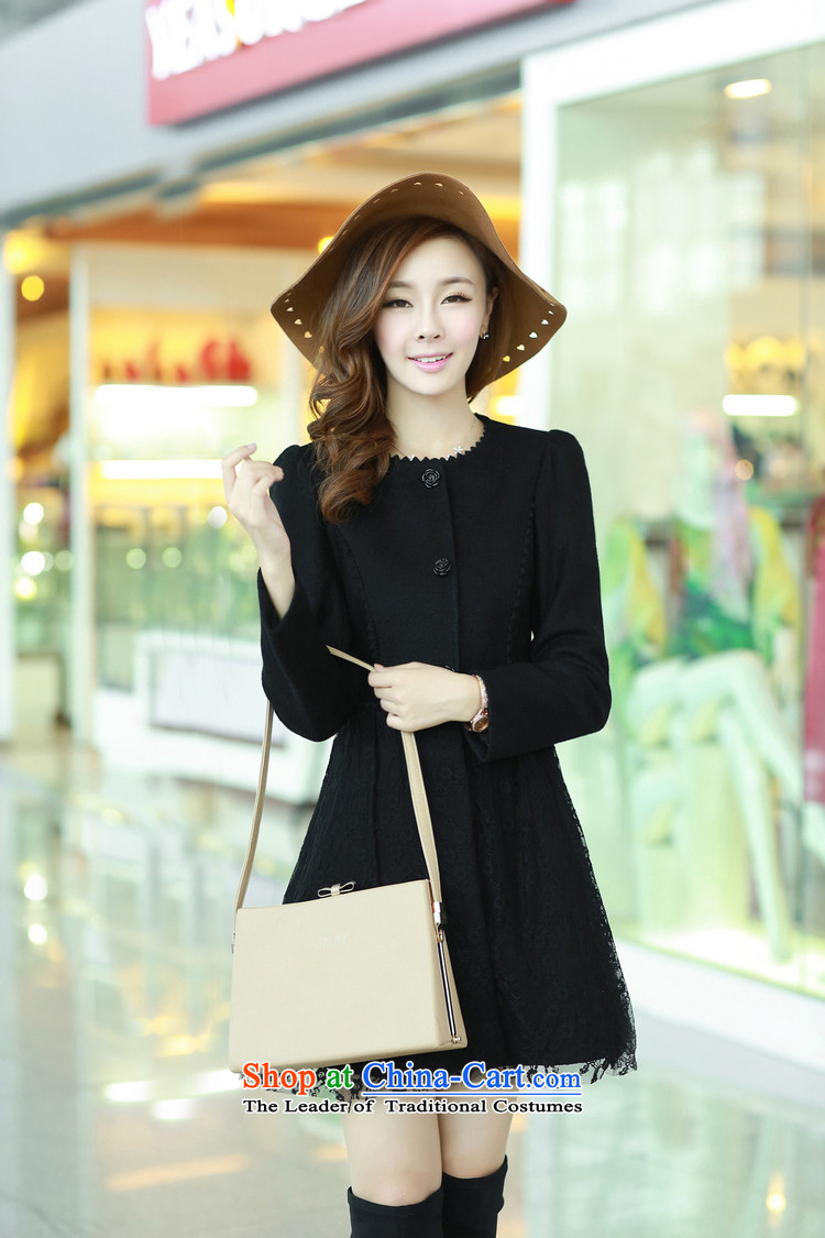 The world of Kam Yuet autumn and winter Korean Women's clothes, simple and classy Sau San temperament bon bon under the lace hook spend a wool coat jacket gross trend is simple and stylish lady green L picture, prices, brand platters! The elections are supplied in the national character of distribution, so action, buy now enjoy more preferential! As soon as possible.