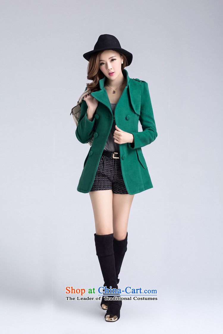 The world of yue han jin edition autumn and winter load new women's double-reverse collar Sau San video thin coat of sub gross so Connie jacket suit black windbreaker XL Photo, prices, brand platters! The elections are supplied in the national character of distribution, so action, buy now enjoy more preferential! As soon as possible.