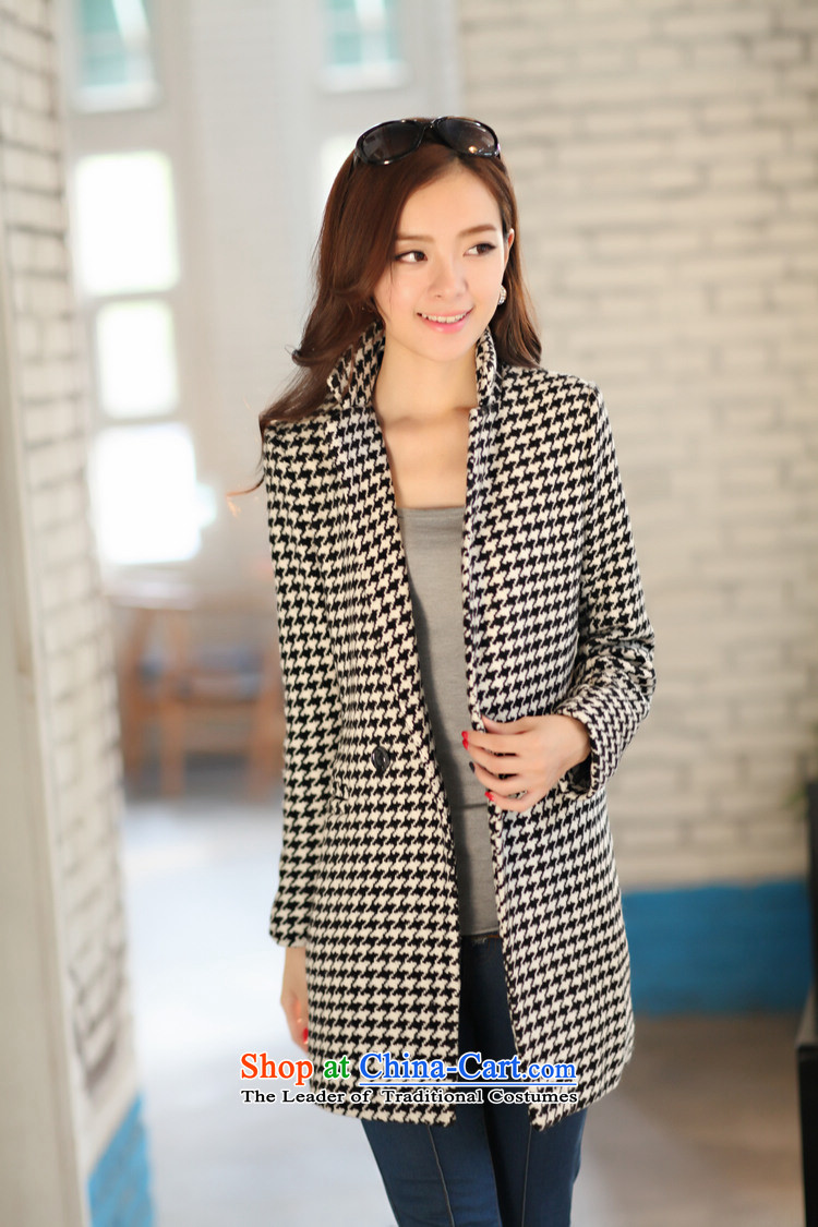 The world of Kam Yuet Fall Winter load new Korean women Fall/Winter Collections handsome Windbreaker/cotton wool coat chidori latticed jacket for larger small? Heung-wind windbreaker M picture, prices, brand platters! The elections are supplied in the national character of distribution, so action, buy now enjoy more preferential! As soon as possible.