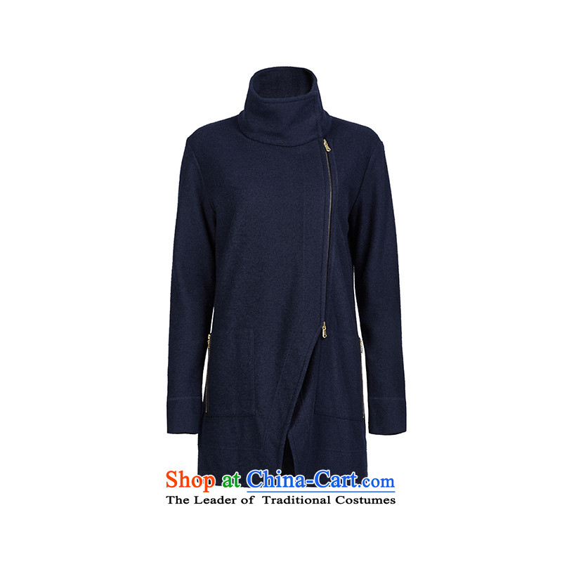 Bosnia and the brother-in-law's autumn and winter stylish collar wool woolen coat straight as zip gross 490037 blue black jacket? M(3 code), and Brother (GIRDEAR) , , , shopping on the Internet