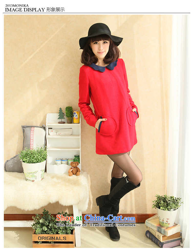 American Samoa Nika 2013 large female mm thick winter clothing new Korean dolls collar long-sleeved gross? thick sister dresses red XL Photo, prices, brand platters! The elections are supplied in the national character of distribution, so action, buy now enjoy more preferential! As soon as possible.