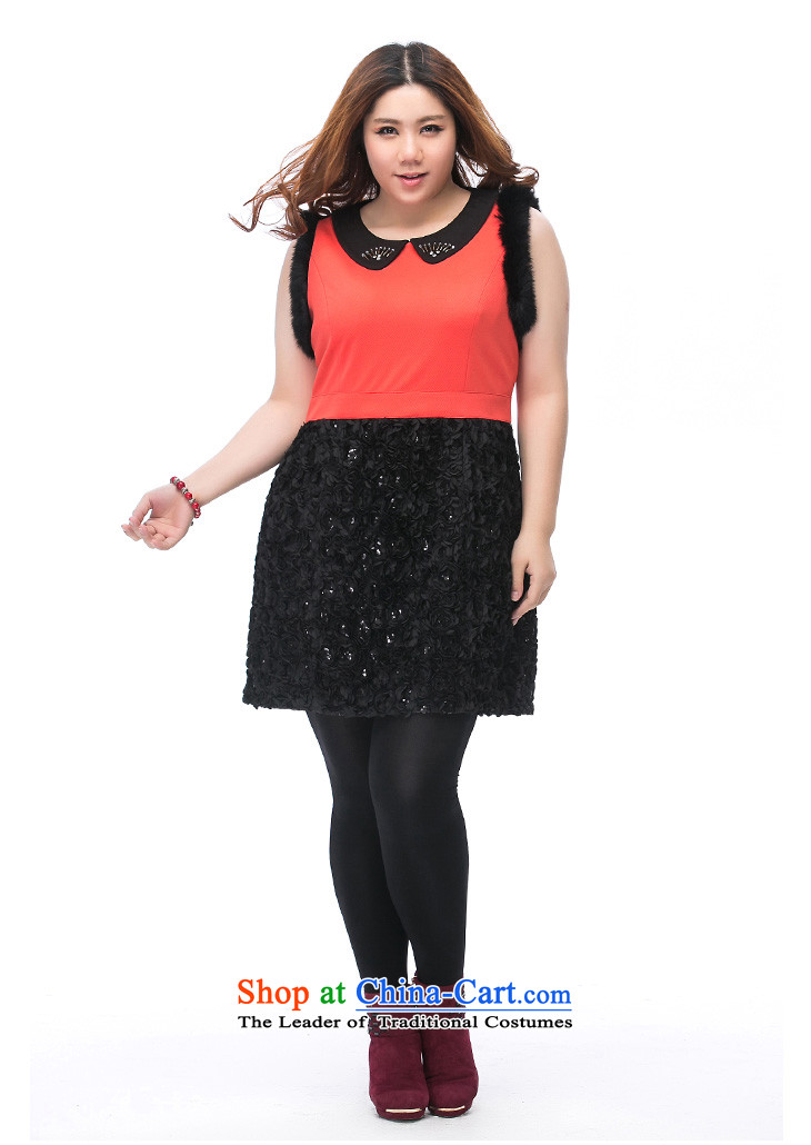 The former Yugoslavia Li Sau 2014 autumn and winter new larger women's temperament manually staple bead dolls sleeveless rabbit hair to vest the skirt Q3522 Black XL Photo, prices, brand platters! The elections are supplied in the national character of distribution, so action, buy now enjoy more preferential! As soon as possible.