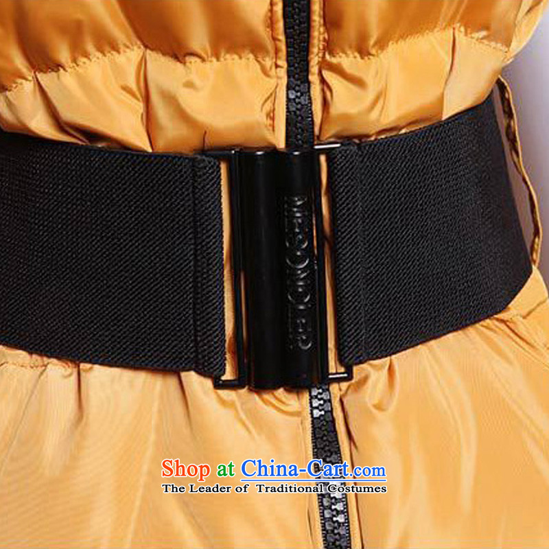 Gwi Tysan 2015 mm thick winter clothing new thick to xl feather cotton coat female in the medium to long term, ad-code thick sister video thin thick yellow jacket 6XL, people Gwi Tysan shopping on the Internet has been pressed.
