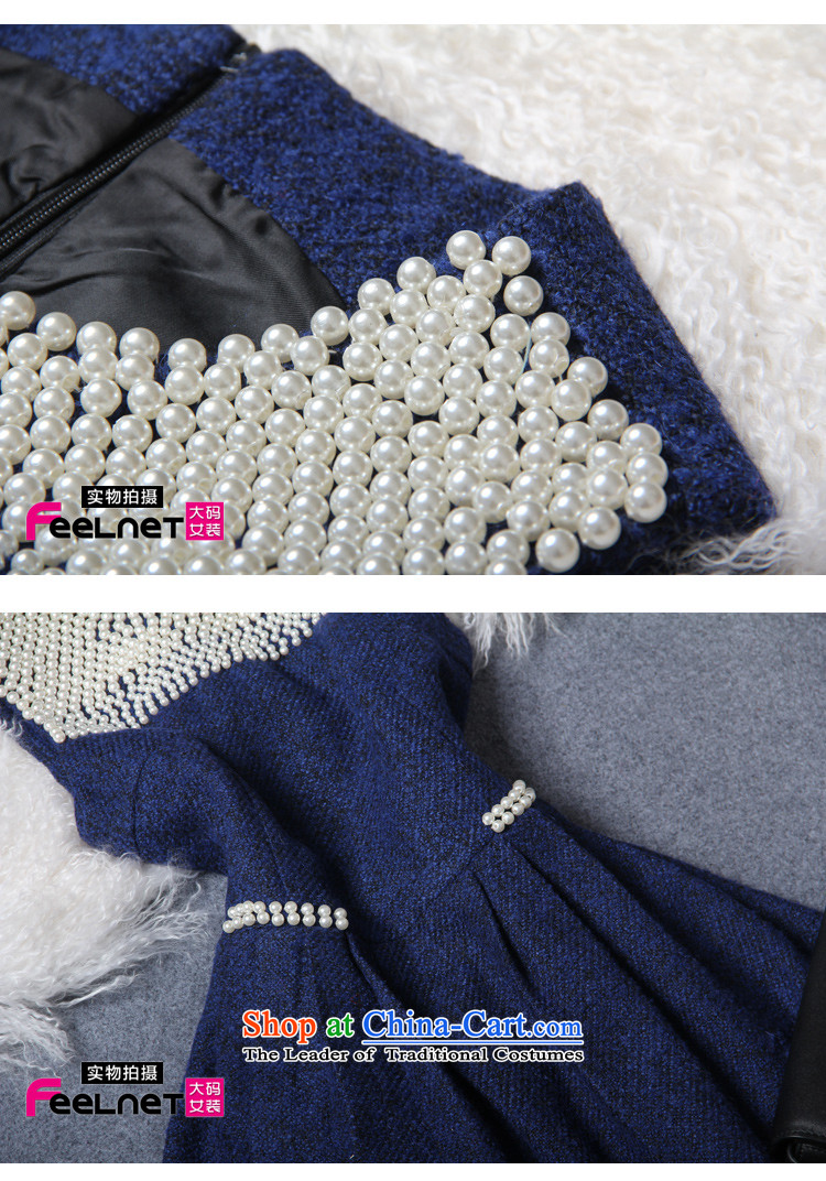 Large feelnet female western winter clothing new thick mm staple bead vest skirt sleeveless larger dresses 160 large blue code 5XL picture, prices, brand platters! The elections are supplied in the national character of distribution, so action, buy now enjoy more preferential! As soon as possible.