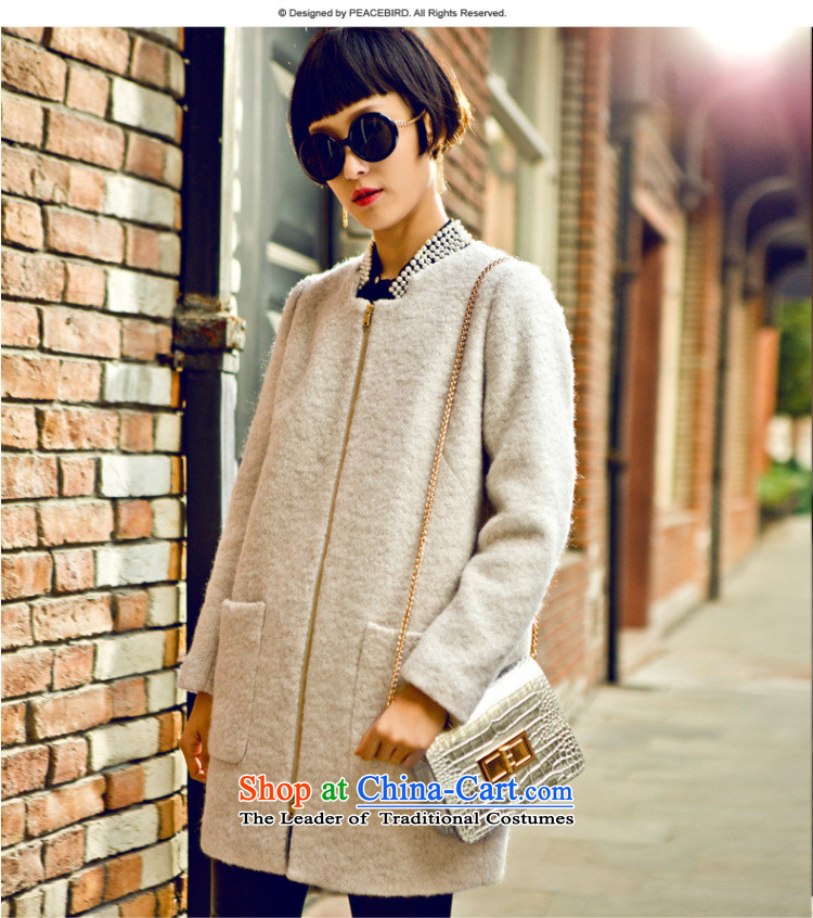 Women peacebird autumn and winter coats wool gross Europe?? female A4AA34516 coats beige L picture, prices, brand platters! The elections are supplied in the national character of distribution, so action, buy now enjoy more preferential! As soon as possible.