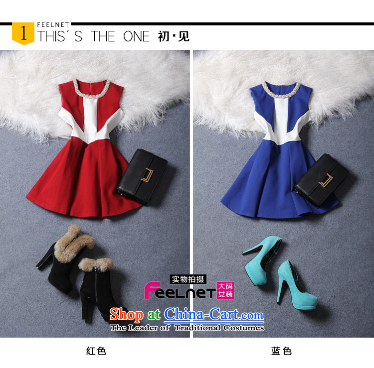 Install the latest autumn and winter feelnet2015) larger female western thick mm sleeved vest skirt dresses 171 large blue code 5XL picture, prices, brand platters! The elections are supplied in the national character of distribution, so action, buy now enjoy more preferential! As soon as possible.