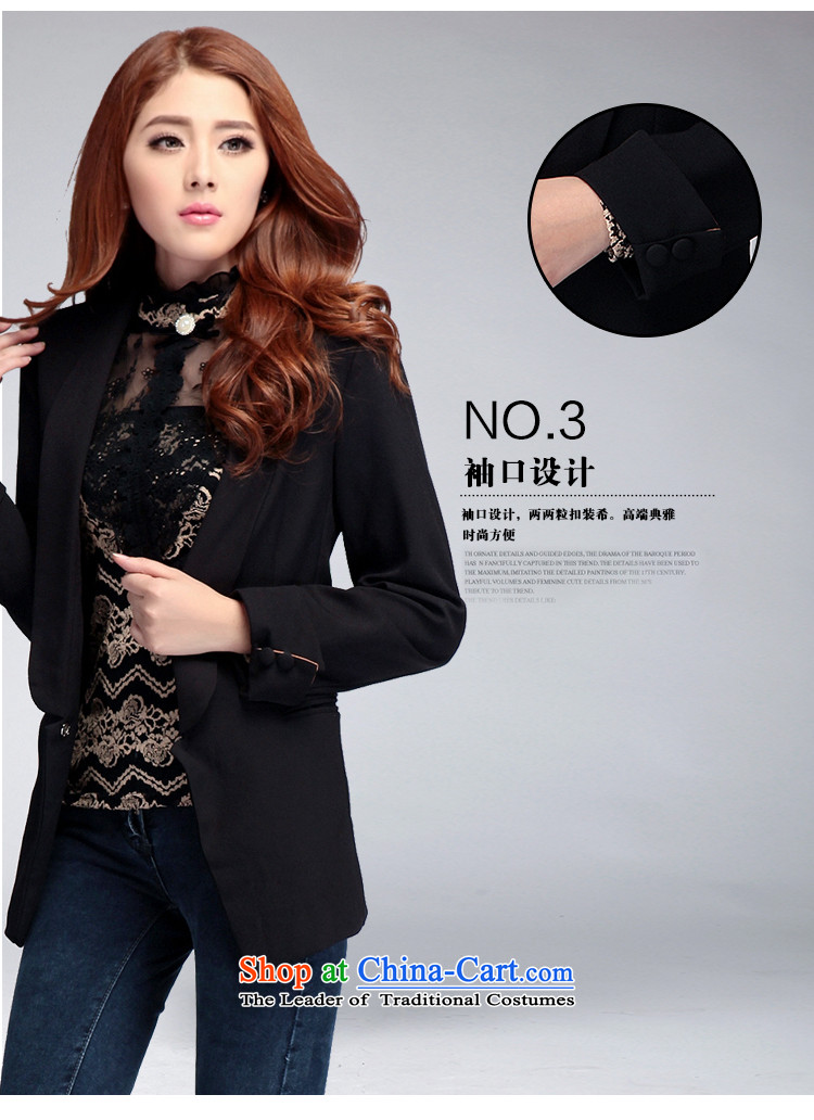 Overgrown Tomb economy honey population to increase women's code during the spring and autumn new Korean Lapel Sau San small jacket 5,015 large black L picture, prices, brand platters! The elections are supplied in the national character of distribution, so action, buy now enjoy more preferential! As soon as possible.
