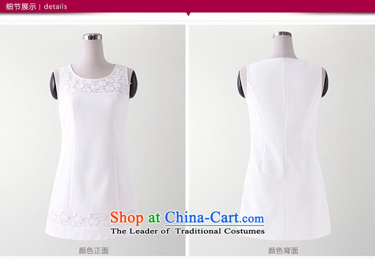 The former Yugoslavia Mak Women 2015 Summer new lace sleeveless dresses vest skirt 4265 White M picture, prices, brand platters! The elections are supplied in the national character of distribution, so action, buy now enjoy more preferential! As soon as possible.